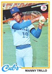 1978 Topps Baseball Cards      123     Manny Trillo